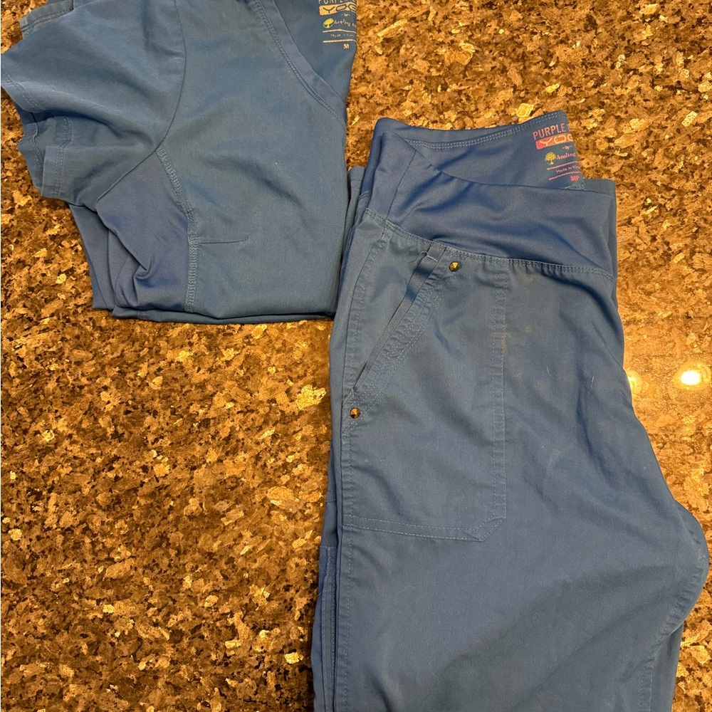 Healing hands scrubs royal blue